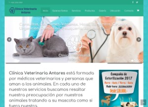 veterinariaantares_cl